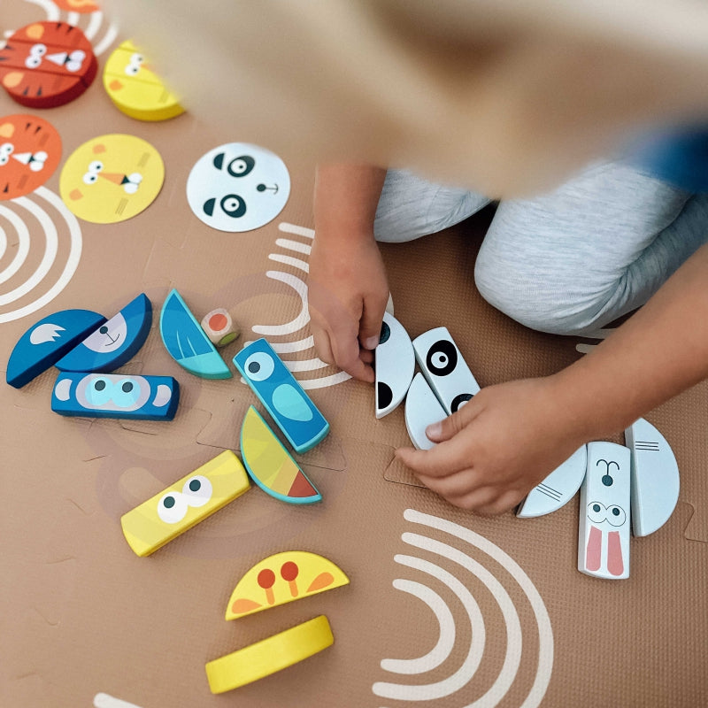 TOOKY TOY  Blokken Dieren Behendigheidsspel - FSC-certificaat