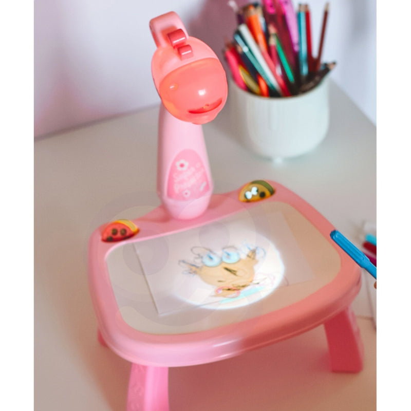 WOOPIE Tekenbord inclusief Projector - Met thema Giraffe - Inclusief Markers
