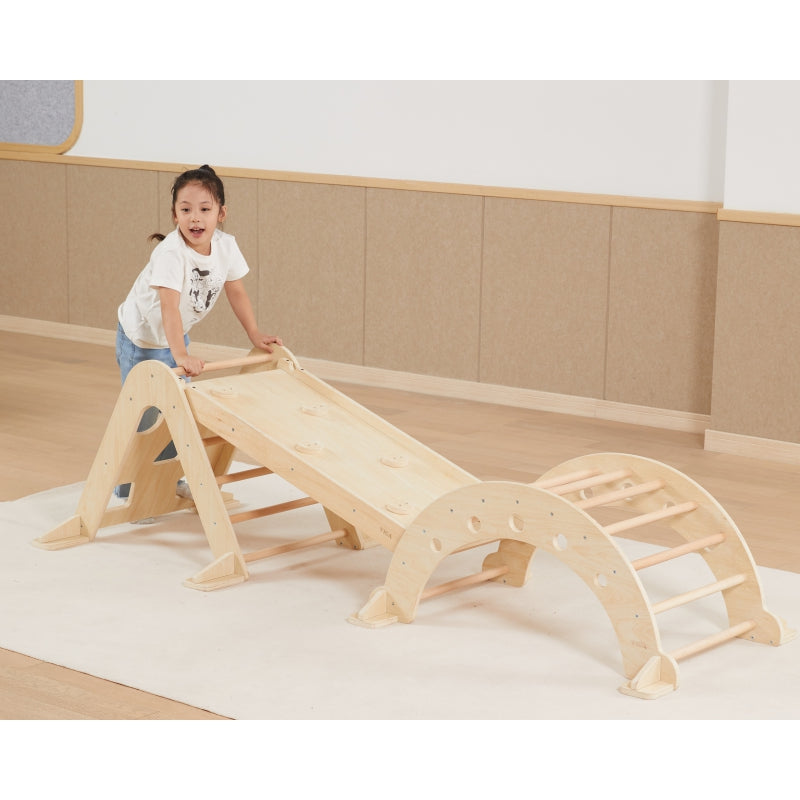 VIGA Houten Schommel, trap, Wipplank Montessori