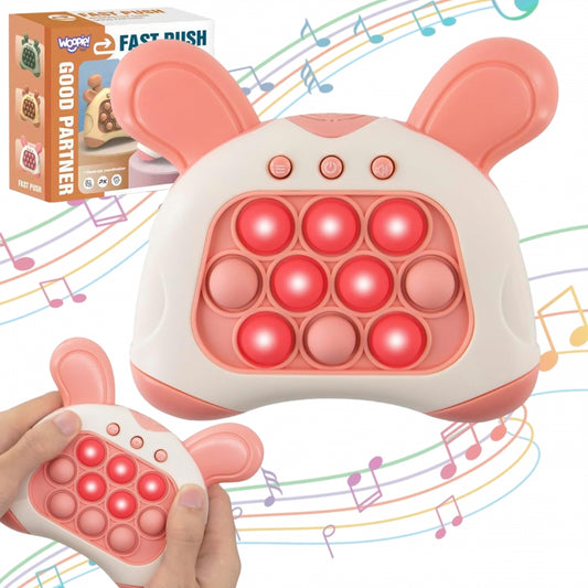 WOOPIE POP IT Elektronische Sensorisch Anti-stress spel - Roze - In vorm van Konijn