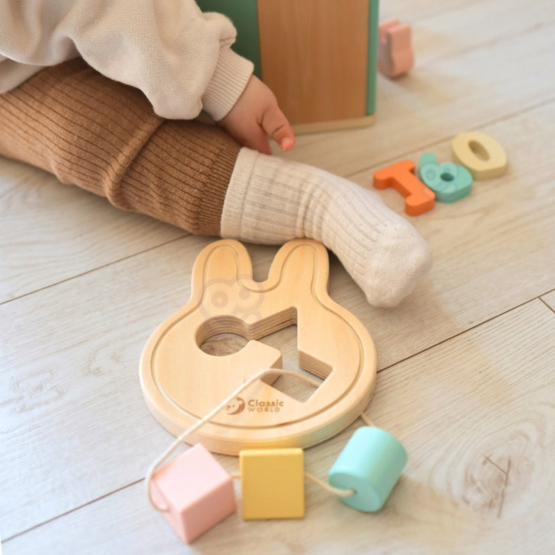 CLASSIC WORLD Pastel Baby Set Box - Eerste Speelgoed voor Leren van 12 tot 18 maanden