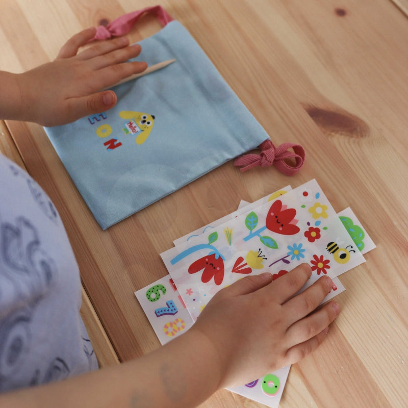 WOOPIE ART&FUN Creatieve Set Magische Handtas + Stickers voor Decoratie – meer dan 109 stuks (SET VAN 10 STUKS)