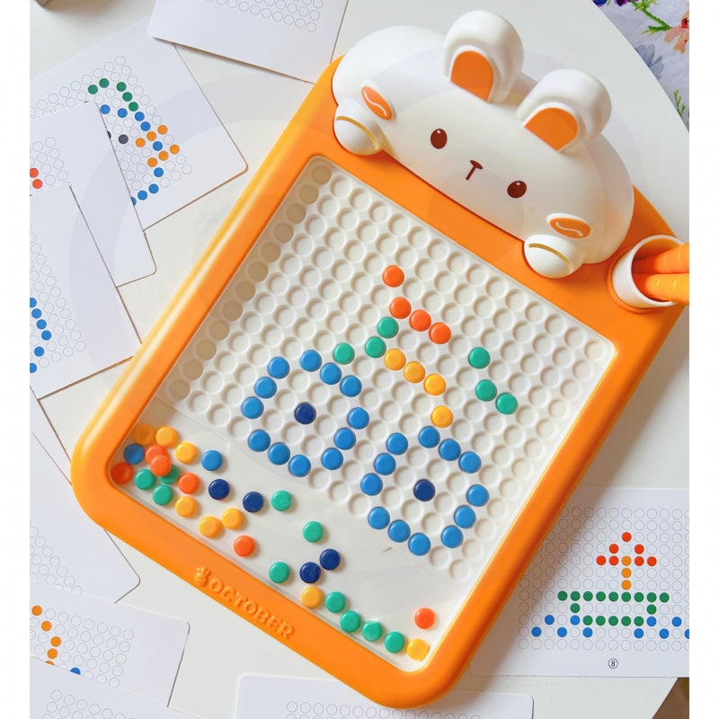 WOOPIE Magnetisch Tekentablet MagPad met  Konijn en Wortel - Montessori speelgoed