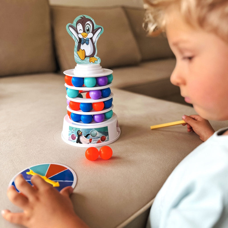 WOOPIE Pinguïn op de Toren Behendigheidsspel