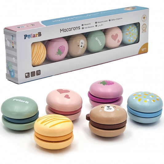 VIGA PolarB Houten Speelgoed Koekjes, Macarons, Bakkerij