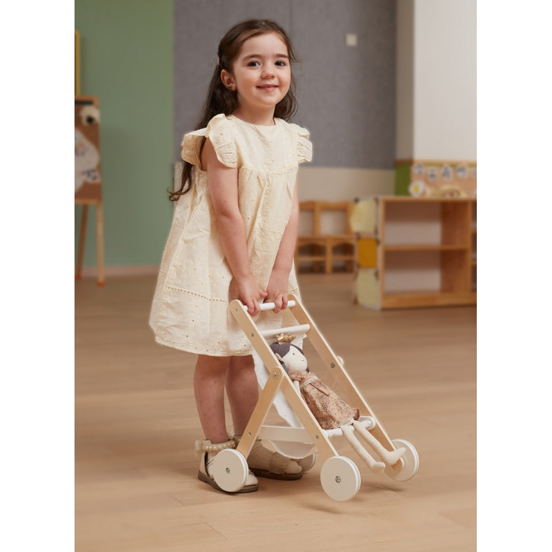 VIGA houten poppenwagen