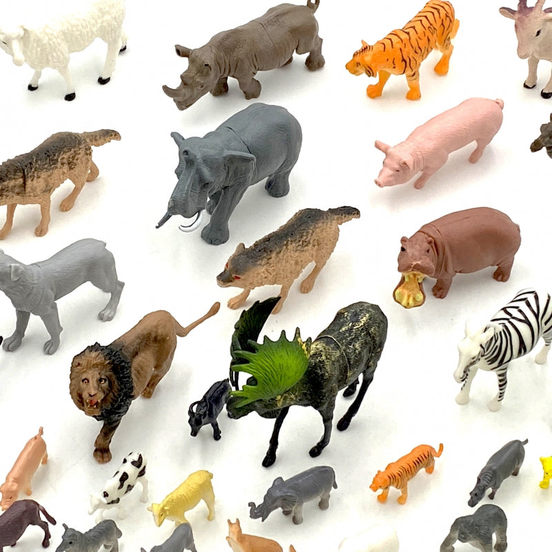 WOOPIE diverse Dieren figuren en beeldjes  XXL – 58 stuks