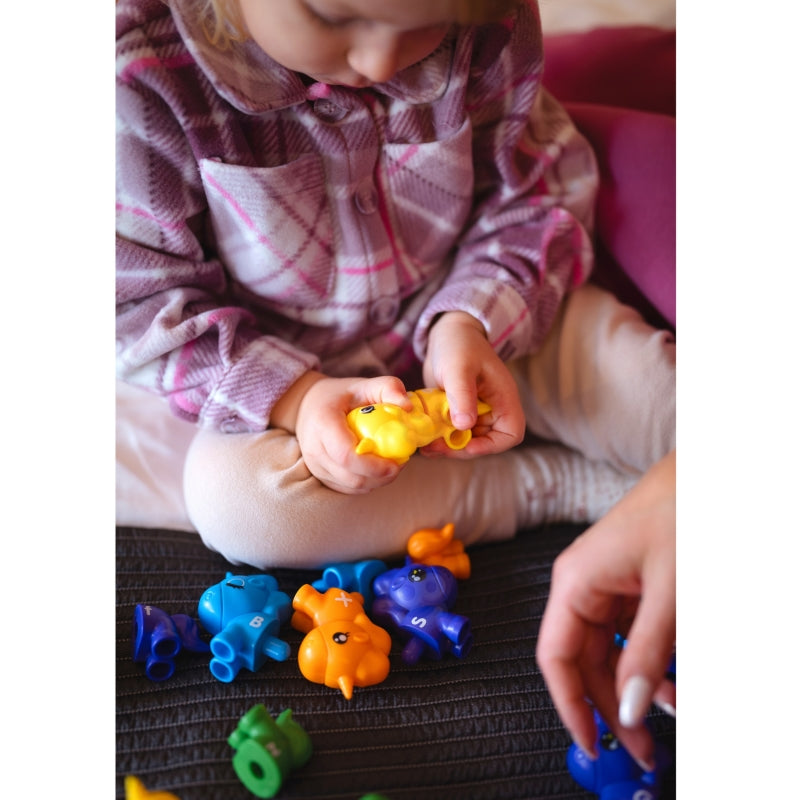 WOOPIE Educatief Eenhoorns Match de Letters set 13 stuks