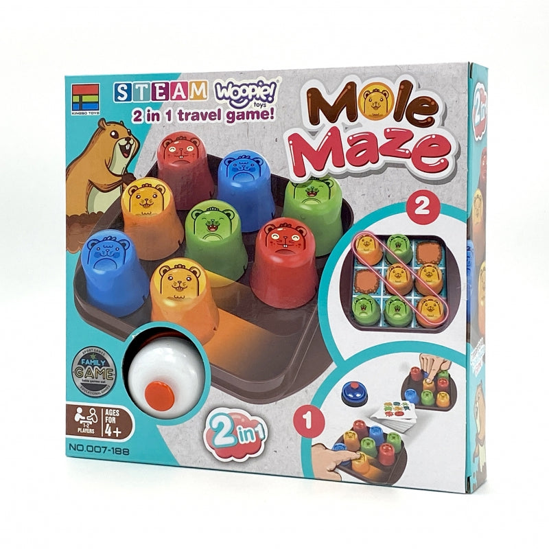 WOOPIE IQ Educatief Patroon spel - Strategie Spel - 2-in-1 leg spel