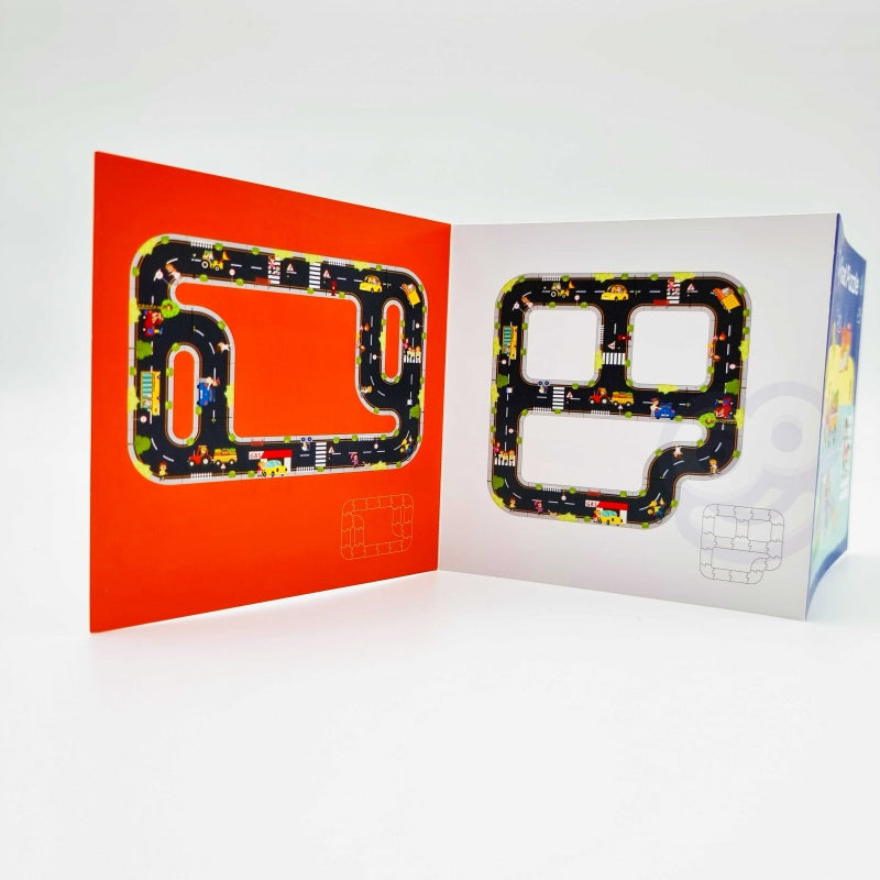 WOOPIE Snelwegmodel Rijbaan Puzzel voor kinderen 21 stuks