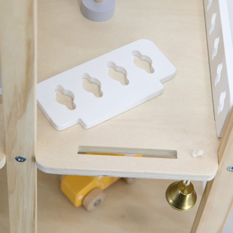 VIGA Houten Poppenhuisset met Poppen en Accessoires