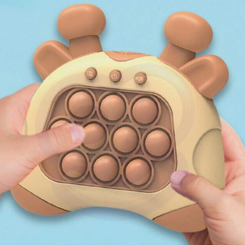 WOOPIE Fidget Pop It spel - Elektronisch spel - Stress verlichtend - Giraf