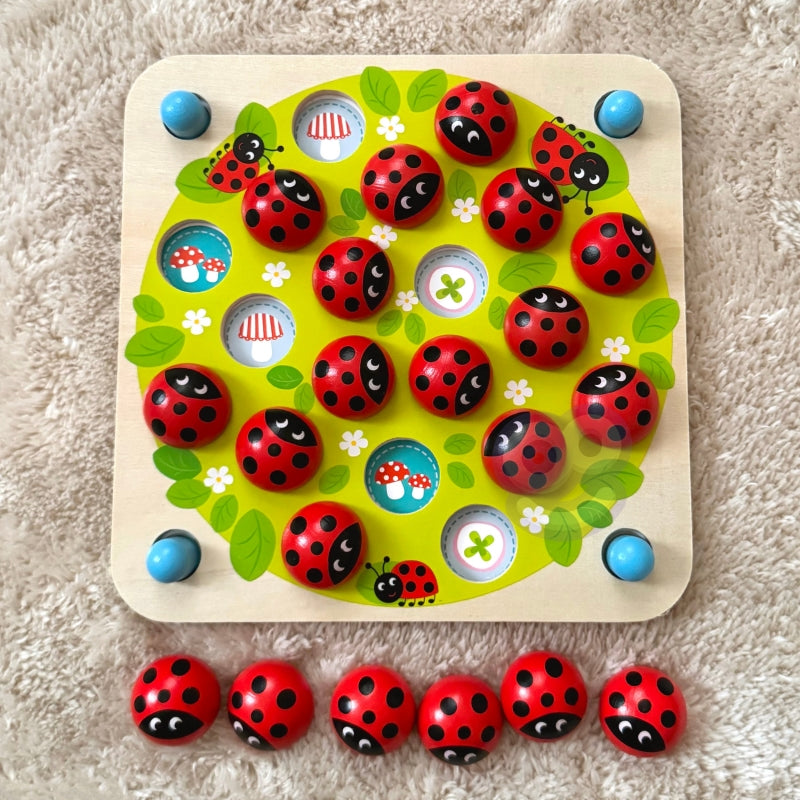 WOOPIE Houten Lieveheersbeestje Memory Spel