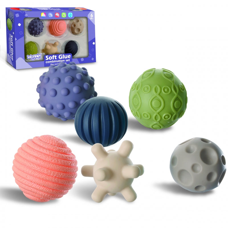 WOOPIE Sensorische Blokken voor Baby's om te Knijpen 6 stuks
