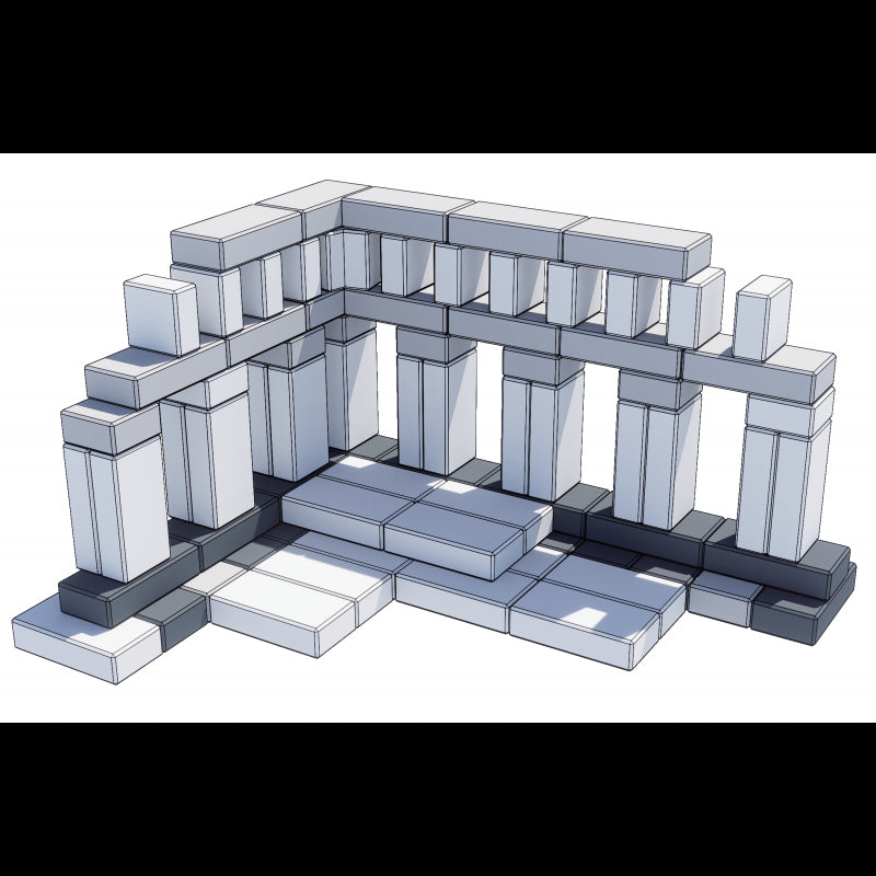 CLASSIC WORLD Mega Bouwstenen - EVA Bricks - Zacht voor de Bouw - 90 stuks