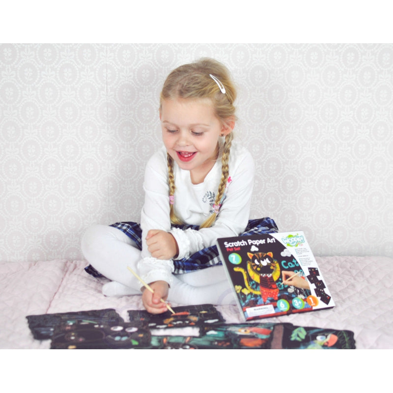 WOOPIE ART&FUN Krasschilderijen voor Kinderen 7 stuks