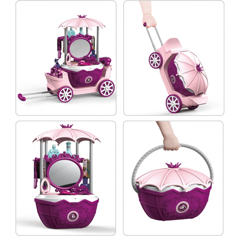 WOOPIE Beauty Salon, Schoonheidssalon op Wieltjes – Trolley met 31 Accessoires