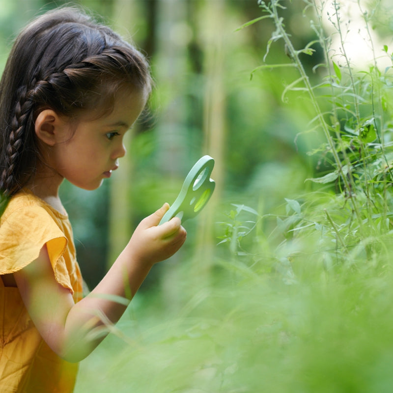 CLASSIC WORLD Microscoop 2-in-1 vergrootglas voor kinderen die de natuurlijke wereld verkennen