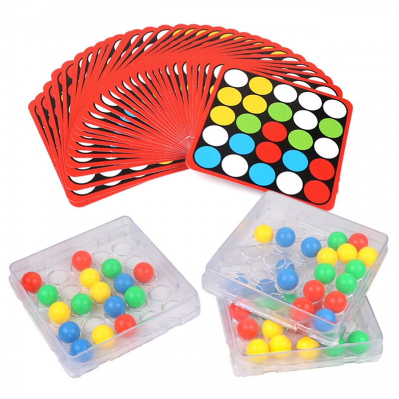 WOOPIE Snelle Vingertjes spel, Match de kleuren van de kaartjes Behendigheidsspel