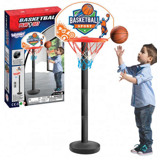 WOOPIE Basketbalset – Bal en Behendigheidsspel met 93 cm