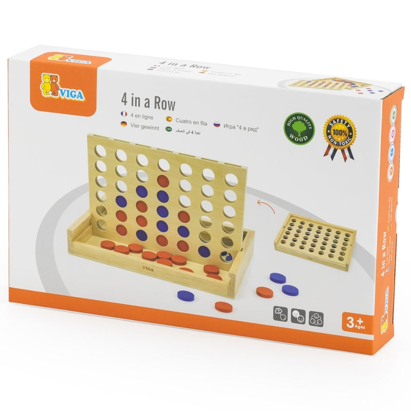 VIGA 4 op een Rij Puzzelspel