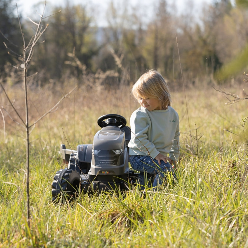 SMOBY XXL Grijze Traptractor met Aanhanger