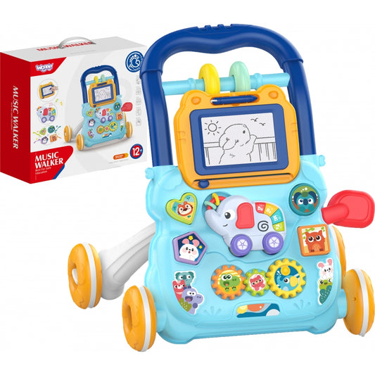 WOOPIE BABY Interactieve Muzikale Loopwagen Met Plakboek