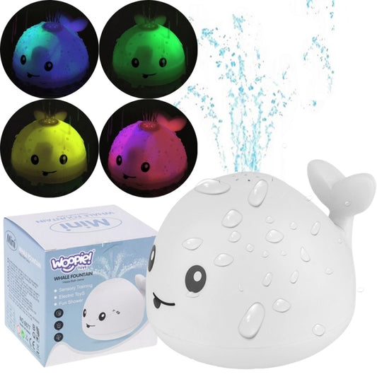 WOOPIE BABY Bad Speelgoed Walvis Spuitende Water Fontein LED