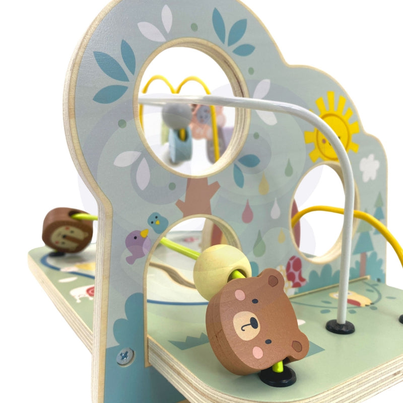 TOOKY TOY Houten Motoriekspel voor Baby's Bosdoolhof