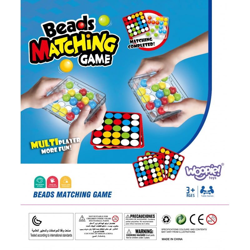 WOOPIE Snelle Vingertjes spel, Match de kleuren van de kaartjes Behendigheidsspel