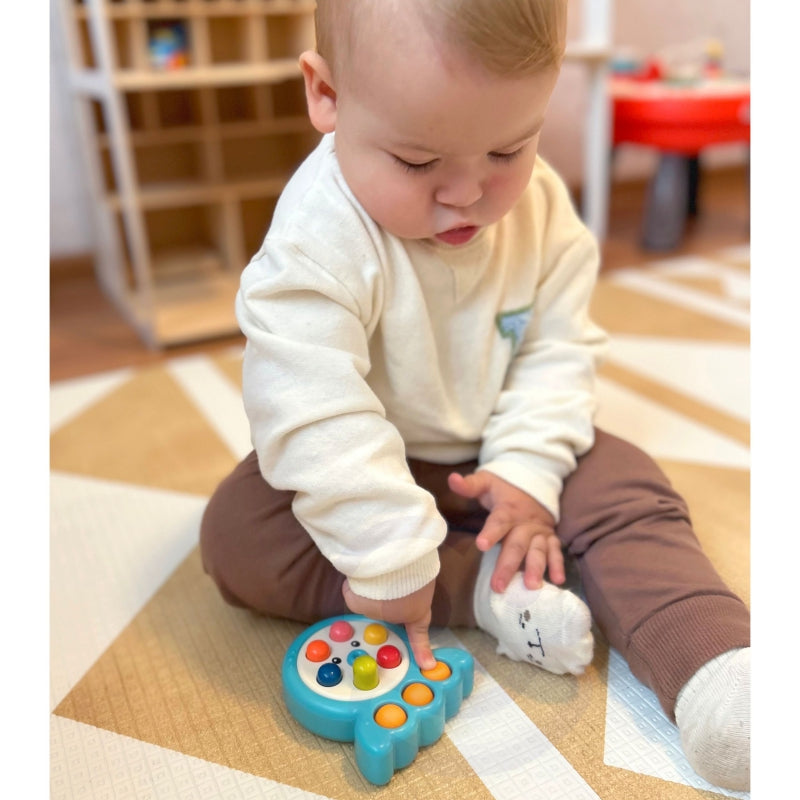 WOOPIE 2-in-1 Mollenjacht Spel  - Behendigheid - Met Touw Octopus - Groen