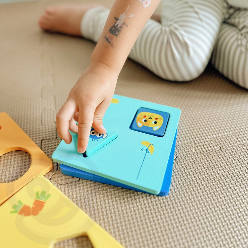TOOKY TOY Dieren Vormen en Kleuren Puzzel - 6 Planken