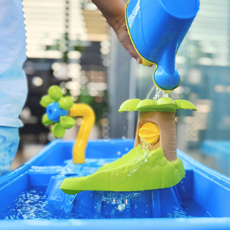 WOOPIE 2-in-1 Watertafel en Zandbak 'Palmboom' 18 stuks