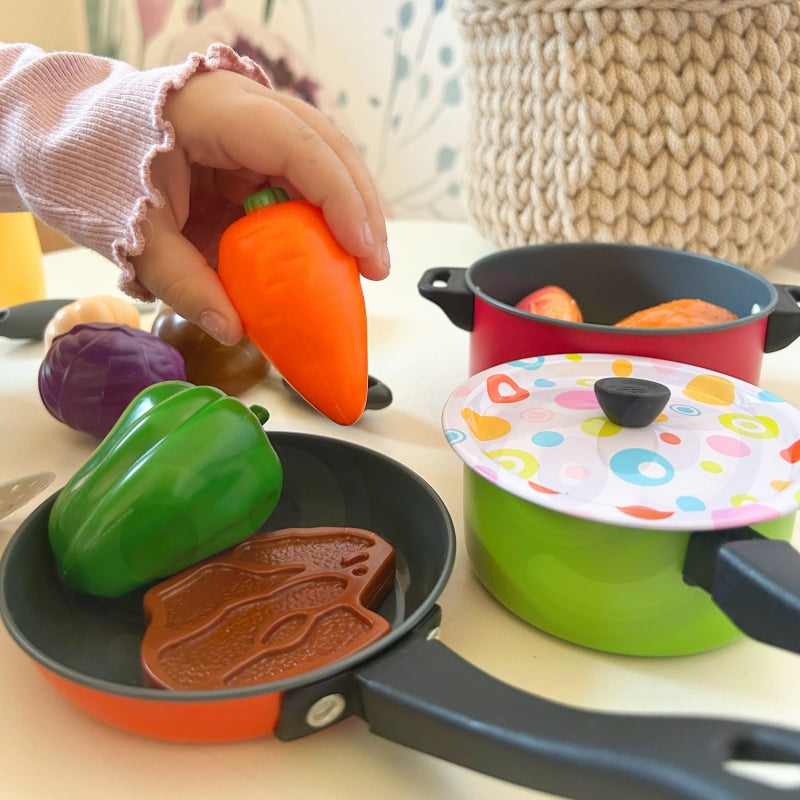 WOOPIE XXL Speelgoed Keuken set - Chef -  Keukentoebehoren en Accessoires – 22 stuks
