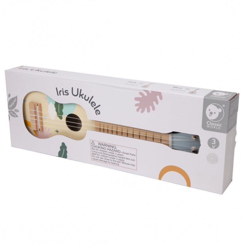 CLASSIC WORLD Houten Gitaar voor Kinderen - Blauw