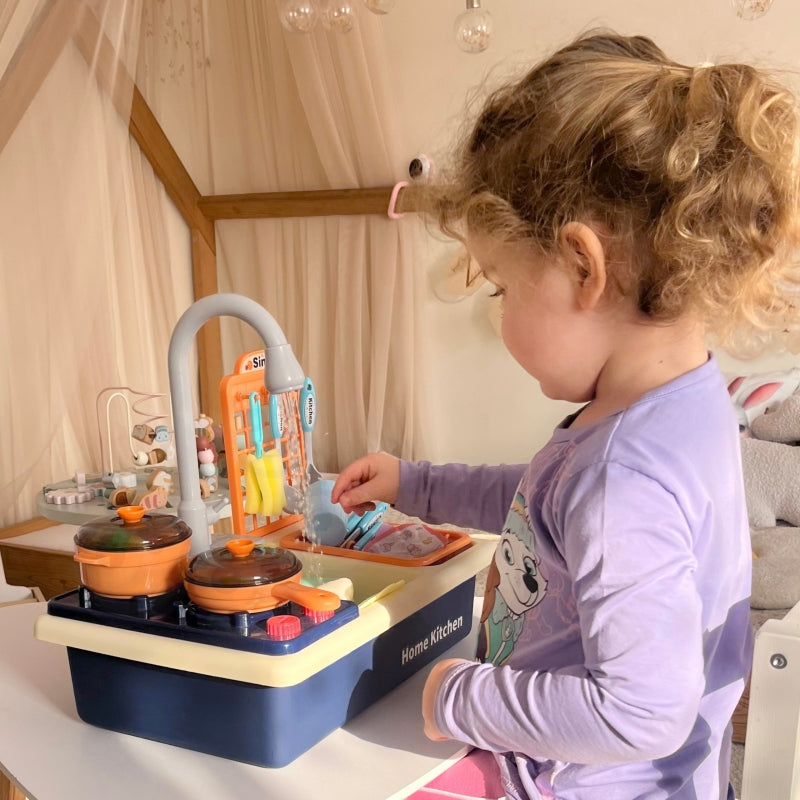 WOOPIE  2-in-1 Speelgoed kinderkookset met gootsteen