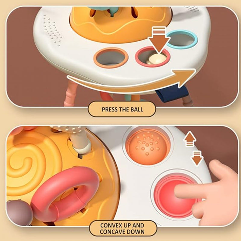 WOOPIE BABY Bijtring, Rammelaar & Multifunctioneel UFO voor baby's