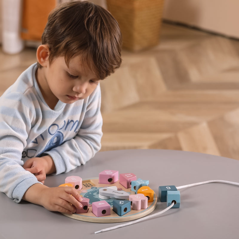 VIGA PolarB Klok Rijgspel Montessori