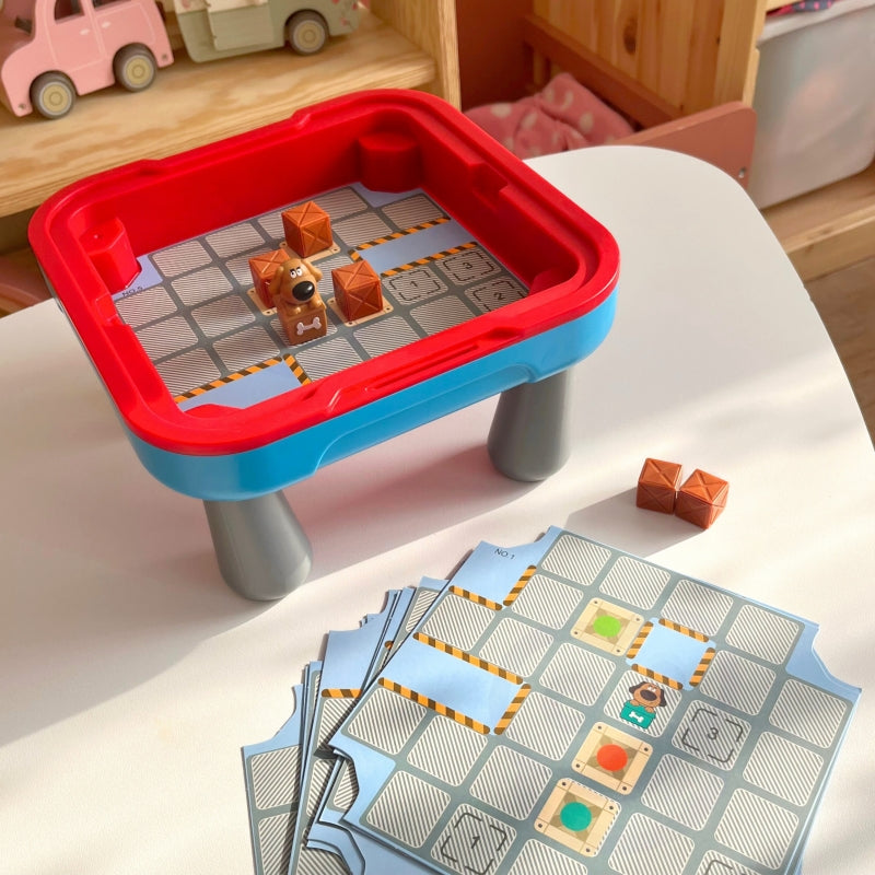 WOOPIE Speeltafel met 10 verschillende (Logische) Bordspellen - 65 stuks