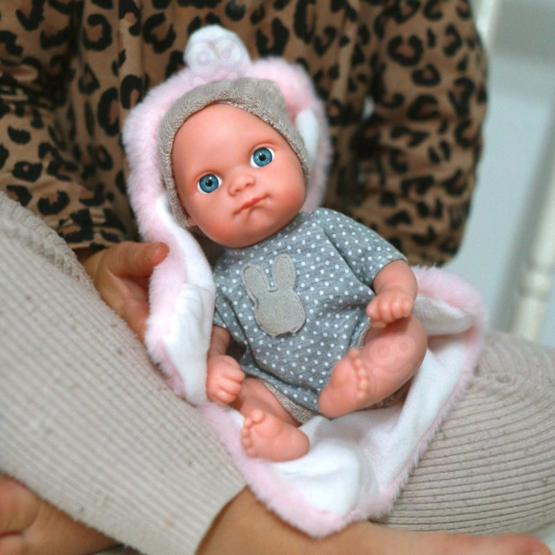 WOOPIE Eerste Babypop met Konijnendeken 23 cm