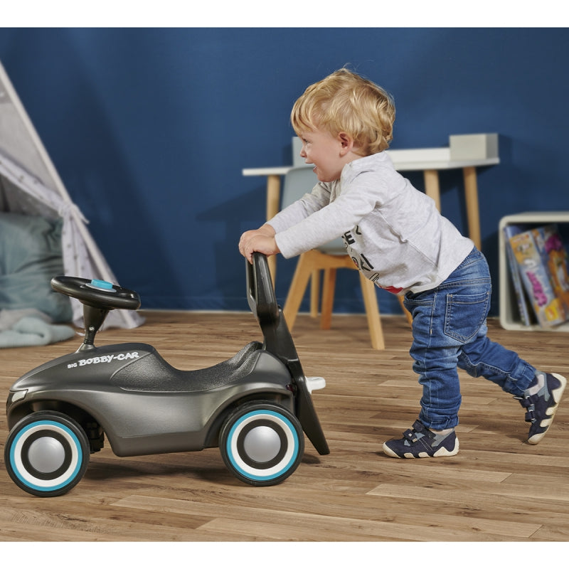 BIG Handvat en Rugsteun voor Bobby Car Loopwagen zwart