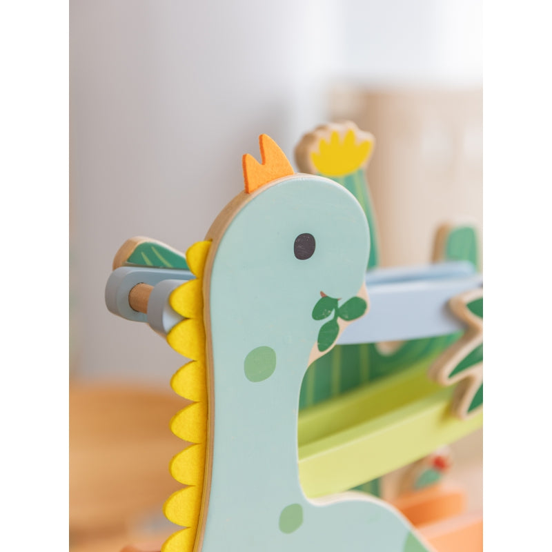 CLASSIC WORLD Kleurrijke Dinosaurusspeelbaan met Glijbaan 5-delig