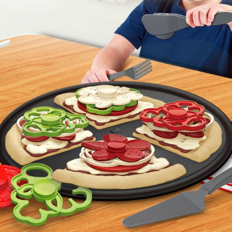WOOPIE Speelgoed Snijpizza XL Set – Pizzeria Speelset 30 stuks, Speelgoed eten