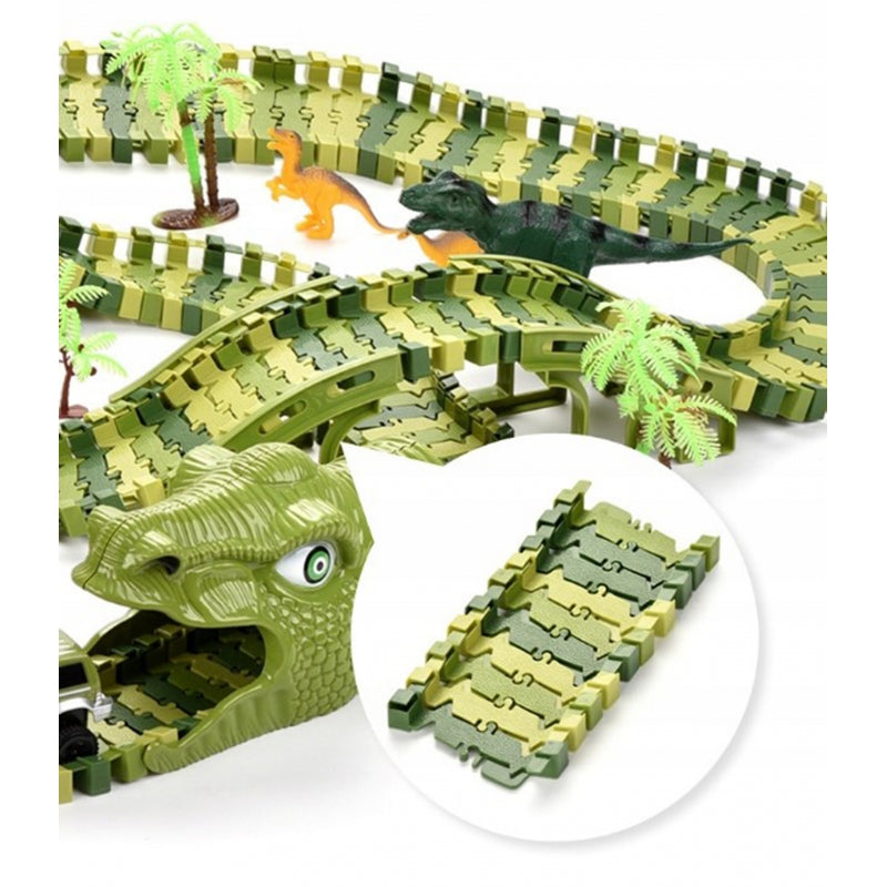 WOOPIE XXL Speelgoed Auto racebaan Dinosaurussen 240 stuks