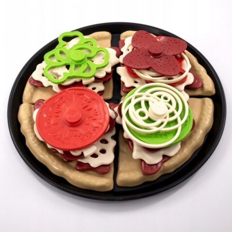 WOOPIE Speelgoed Snijpizza XL Set – Pizzeria Speelset 30 stuks, Speelgoed eten