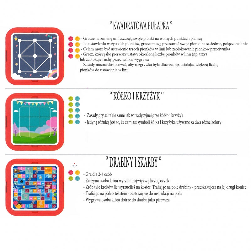 WOOPIE 10-in-1  Bordspellen Set - Spellenpakket