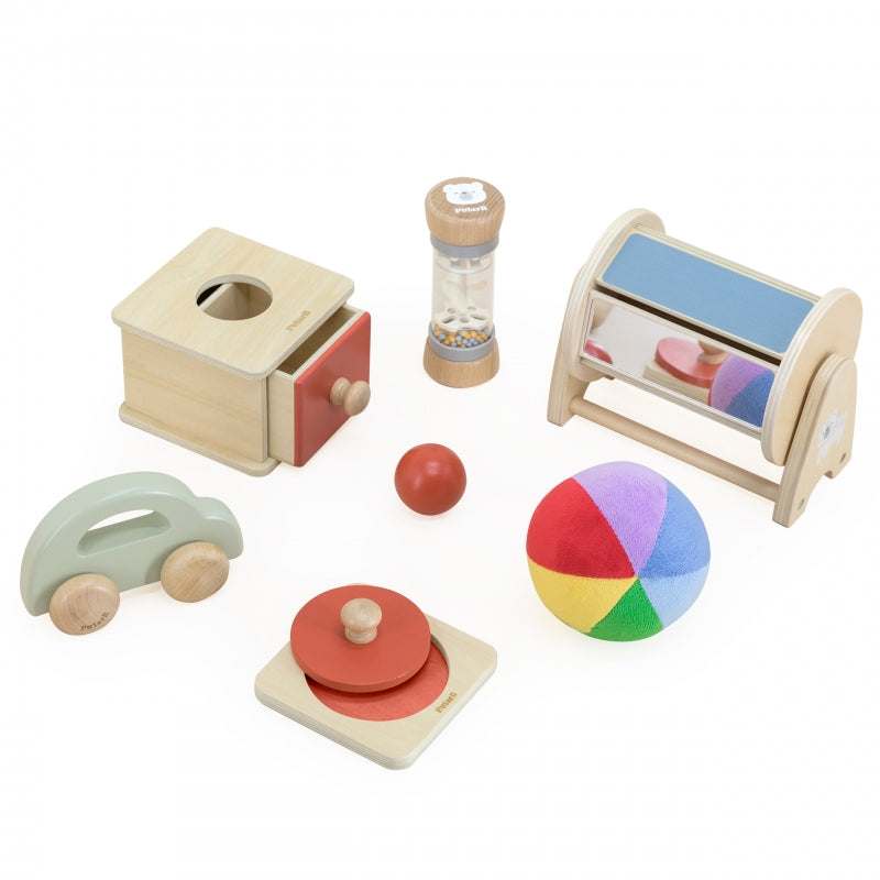 VIGA Educatieve Baby Speelgoedkistenset van 6 maanden tot 12 maanden