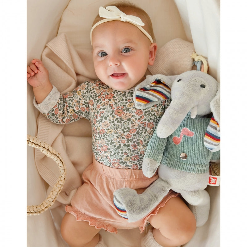WOOPIE Interactieve Knuffelolifant met Geluid en Licht voor Baby's