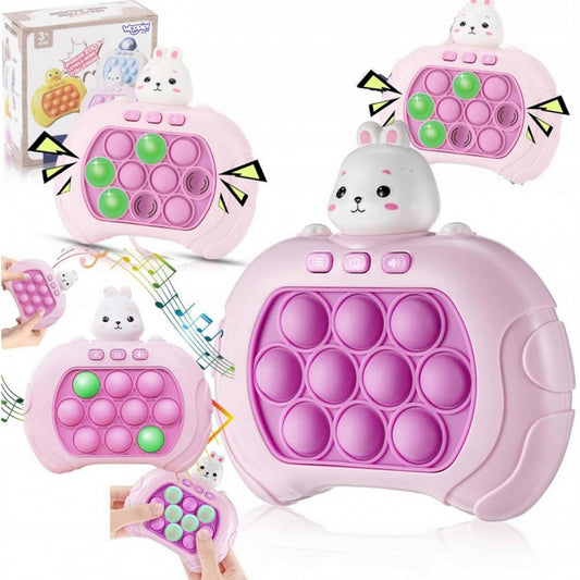 WOOPIE Fidget Spel POP IT roze Konijn, Antistress