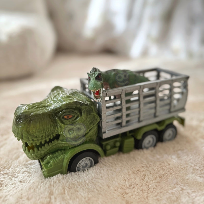 WOOPIE Groen RC Afstandsbediening auto Dino, inclusief dinosaurus Figuur